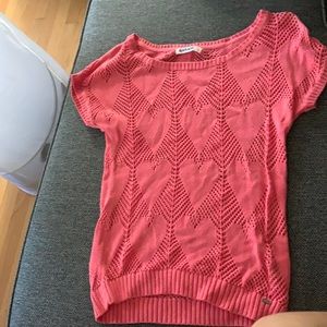 Small pink pullover with hearts